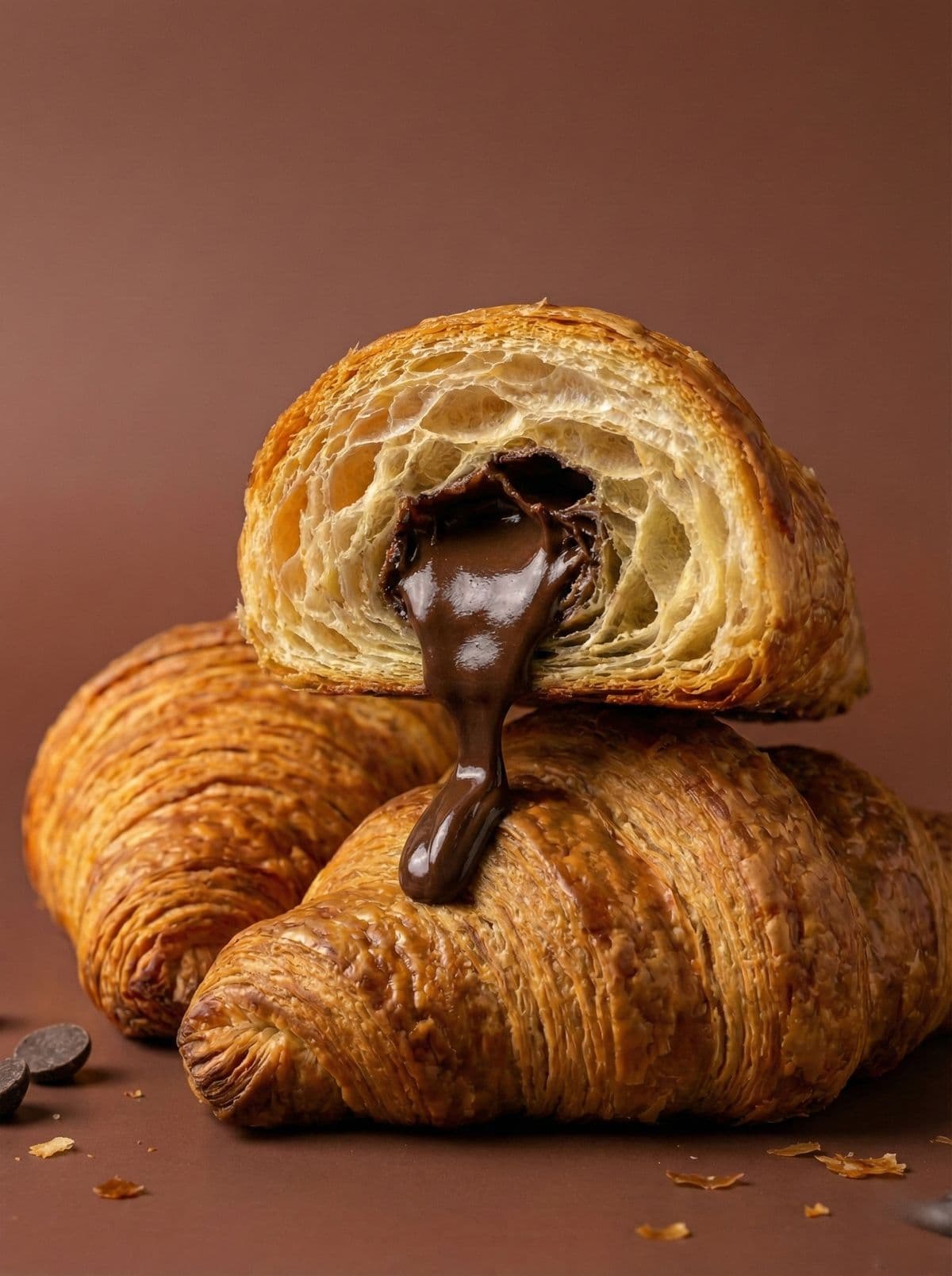SD Chocolate Cornetto — Sugar Daddy croissant, laminated with french butter and filled with our homemade chocolate filling