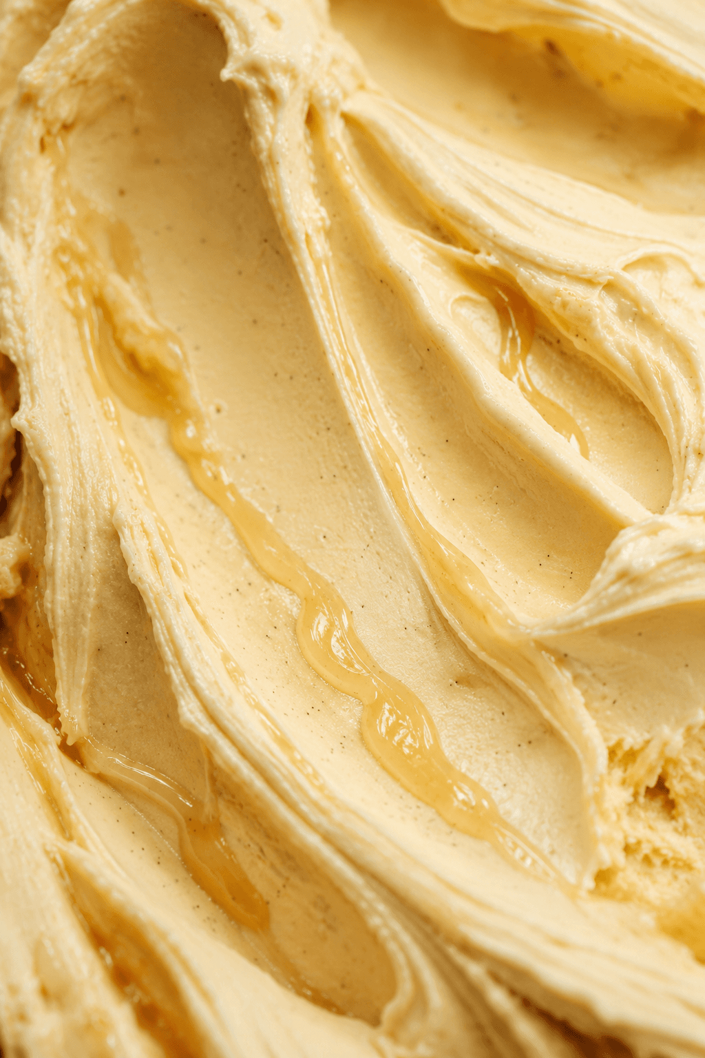 Honey Egg Custard Gelato, Madagascar Vanilla — Smooth Italian egg custard gelato with with real Madagascan vanilla and hints of honey through every scoop. Classic, creamy, and just dramatic enough to make vanilla jealous.