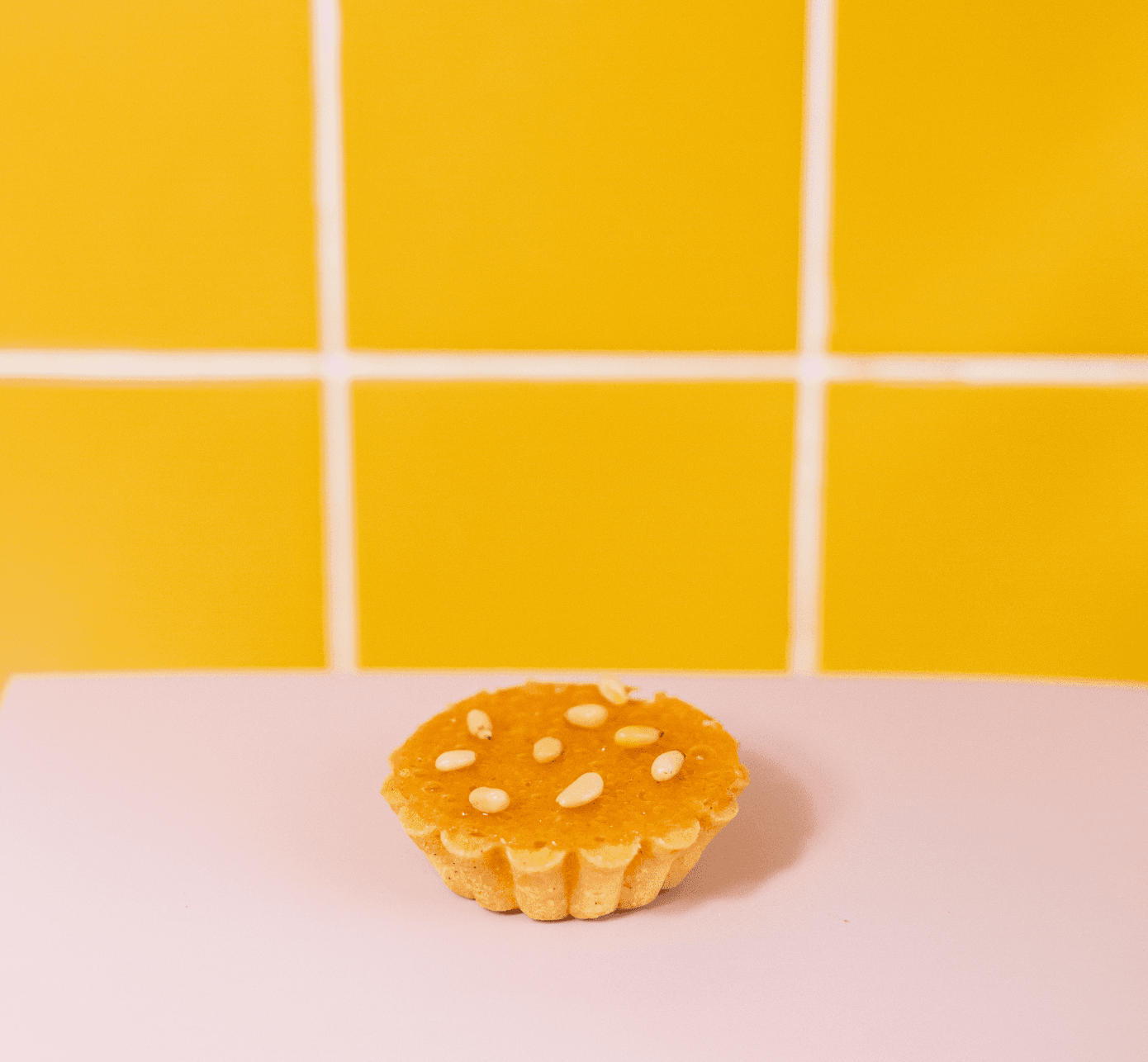 Torta della Nonna — A traditional Tuscan tart with buttery pastry, silky vanilla custardwith a touch of orange blossom, toasted pine nuts, and a tin sugar crust. Timeless, comforting, and effortlessly elegant.
